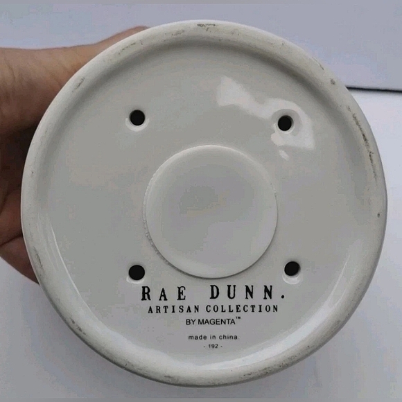 Rae Dunn FLY Birdhouse Butterflies Magenta Artisan Collection 2018 cottagecore - Picture 8 of 10